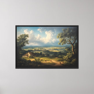 Lienzo El Valle Eterno Pastizal