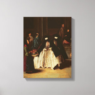 Lienzo El vendedor del perfume (aceite en lona) (véase