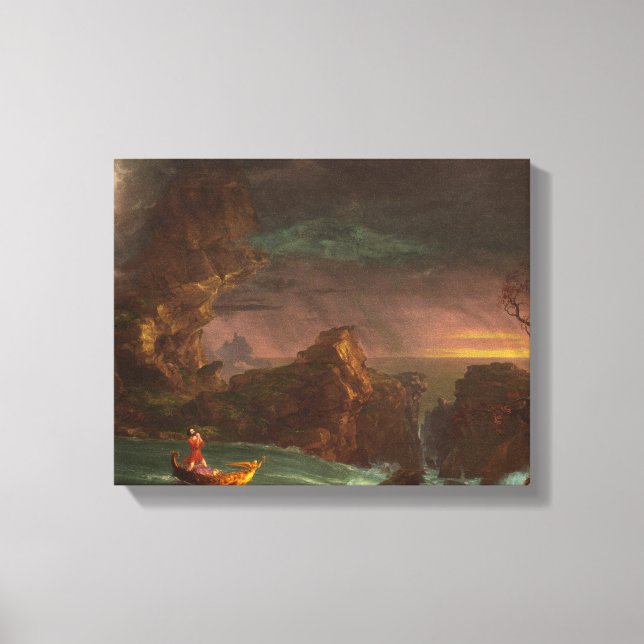 Lienzo El Viaje de la Vida, Manhood, Thomas Cole (Anverso)