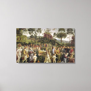 Lienzo El viaje de Moisés, c.1481-83