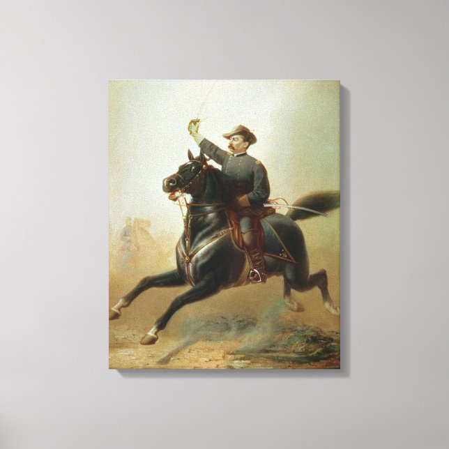 Lienzo El viaje de Sheridan en 1871 (Anverso)