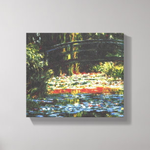 Lienzo El viejo puente japonés Claude Monet