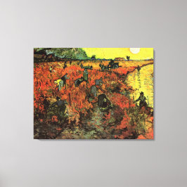 Lienzo El viñedo rojo de Vincent van Gogh.