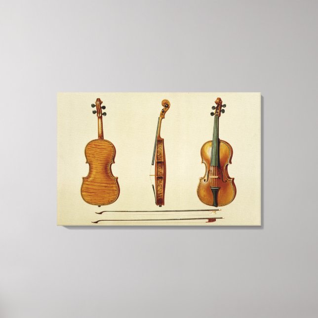 Lienzo El violín Hellier hecho por Antonio Stradivarius ( (Anverso)