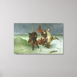 Lienzo El vuelo de Gradlon Mawr c.1884