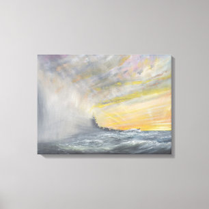 Lienzo El Yamato emerge del tifón del Pacífico 1944 2010