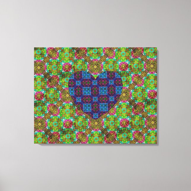 Lienzo Elafonisi Heart (Anverso)