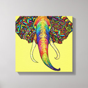 Lienzo Elefante