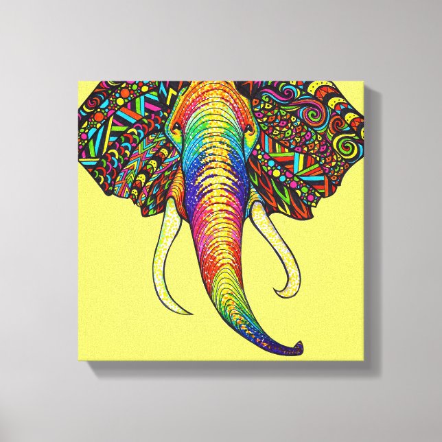 Lienzo Elefante (Anverso)