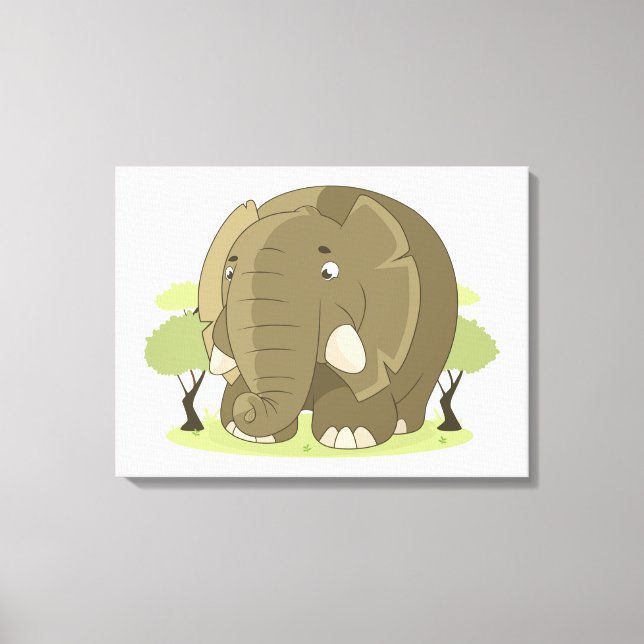 Lienzo Elefante (Anverso)