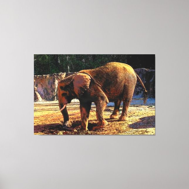 Lienzo Elefante 1Diseño (Anverso)