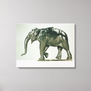 Lienzo Elefante blanco