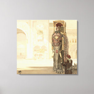 Lienzo Elefante ceremonial, de 'The Jungle Book' por Rud