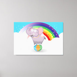 Lienzo Elefante Circus