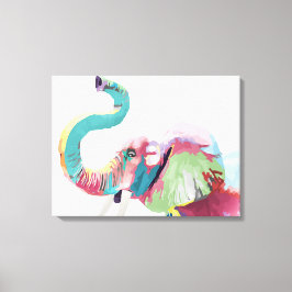 Lienzo Elefante colorido de moda de Guay