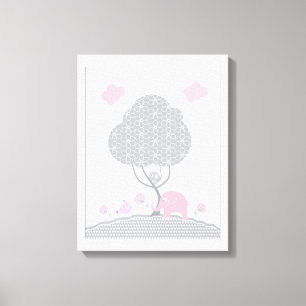 Lienzo Elefante Cute