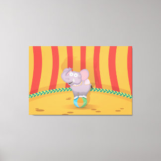 Lienzo Elefante de circo