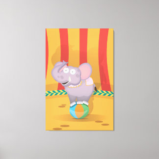Lienzo Elefante de circo