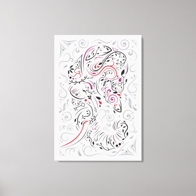 Lienzo elefante ornamental (Anverso)