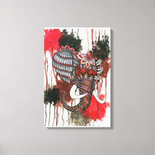 Lienzo Elefante Real