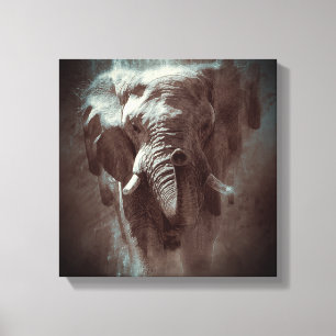 Lienzo Elefante, Tusk, Naturaleza