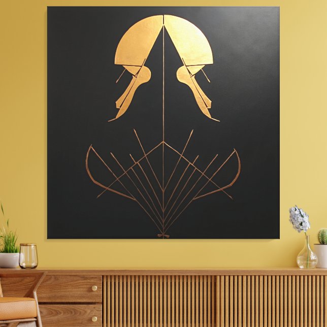 Lienzo Elegancia Art Deco (Insitu (Sala de estar))