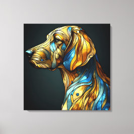 Lienzo Elegancia canina elegante - IA