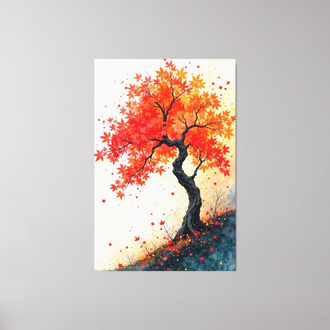 Lienzo Elegancia de otoño (Anverso)