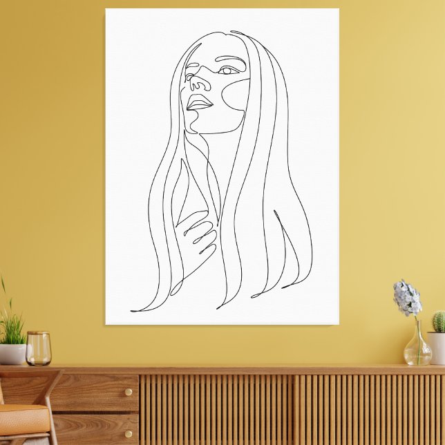 Lienzo Elegancia en simplicidad (Insitu (Sala de estar))
