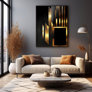 Lienzo Elegancia vertical Art Déco