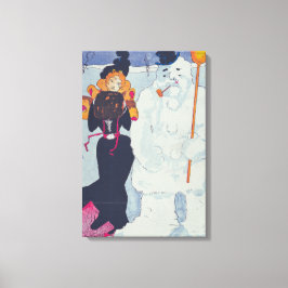 Lienzo Elegancia victoriana se encuentra con el hombre de