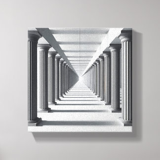 Lienzo Elegant Classical Colonnade Art - Infinite Archite