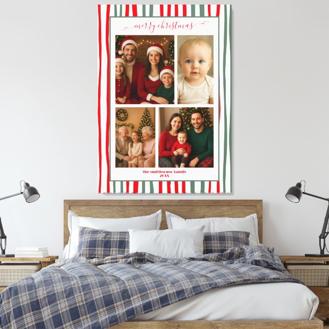 Lienzo Elegant decor room family Photo merry Christmas (Insitu(Dormitorio))