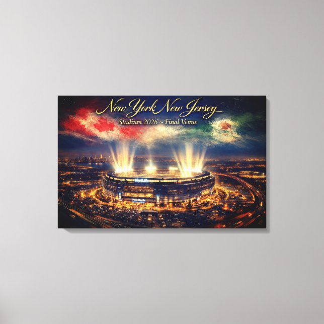Lienzo Elegant New York Stadium Host World Cup (Anverso)