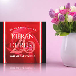 Lienzo Elegante 26° Rosa Boda Aniversario