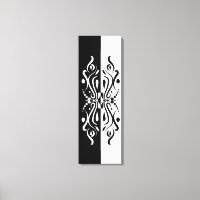 Elegante abstracto en negro y blanco estilo arlequ