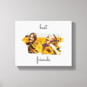 Lienzo Elegante BFF Mejores Amigos Para Siempre