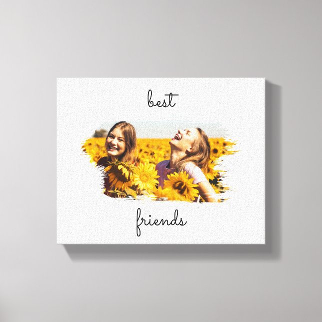 Lienzo Elegante BFF Mejores Amigos Para Siempre (Anverso)