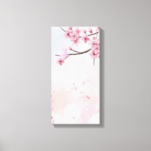 Lienzo Elegante Blossom Wall Art - Acuarela suave