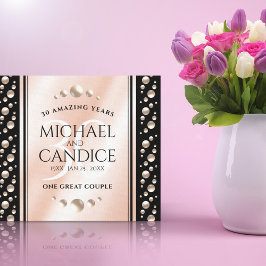 Lienzo Elegante celebración del 30° Aniversario de la Bod