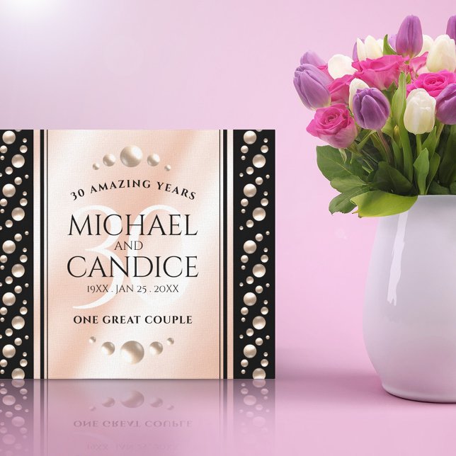 Lienzo Elegante celebración del 30° Aniversario de la Bod (Subido por el creador)