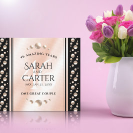 Lienzo Elegante celebración del 46° Aniversario de la Bod