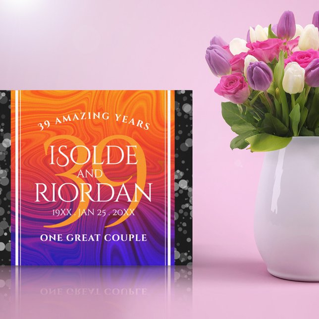 Lienzo Elegante celebración del Aniversario del Boda Agat (Subido por el creador)