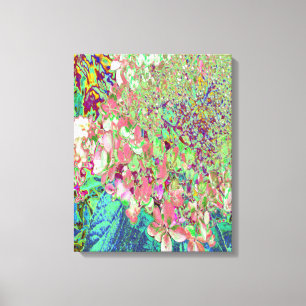 Lienzo Elegante Coral y Chartreuse Limelight Hydrangea