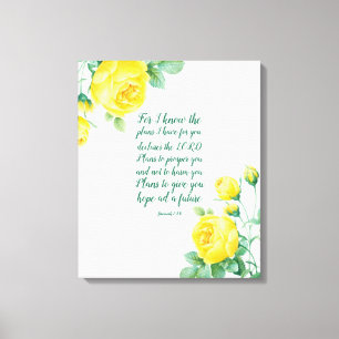 Lienzo Elegante Escritura Floral 29:11