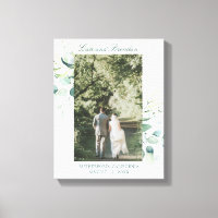 Elegante Eucalyptus Greenery Boda Foto