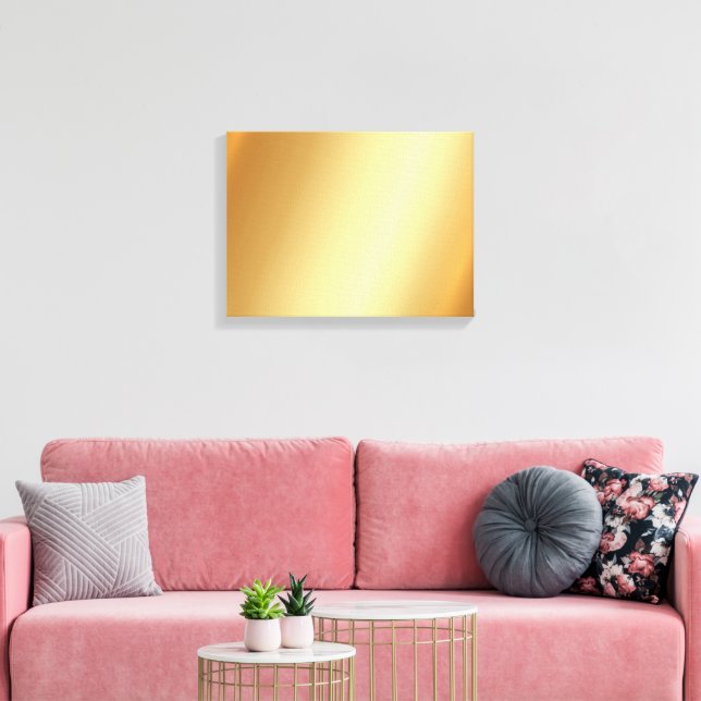 Lienzo Elegante fondo de oro para tu foto horizontal (Insitu (Sala de estar))