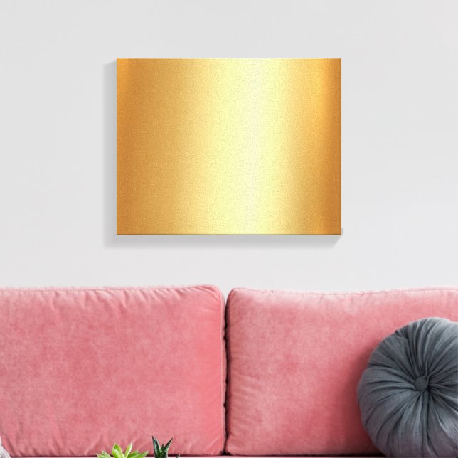 Lienzo Elegante fondo dorado horizontal para tu foto (Insitu (Sala de estar))