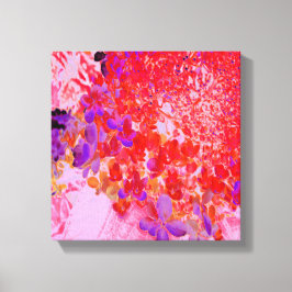 Lienzo Elegante morado y Naranja Limelight Hydrangea