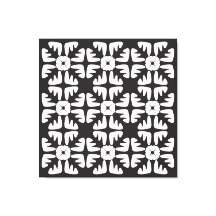 Elegante patrón abstracto en negro y blanco